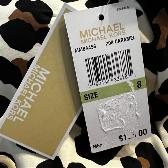 Michael Kors Leopard Lace-Up w/Grommets One Piece Swimsuit - Picture 8 of 9